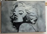 Marilyn in silber